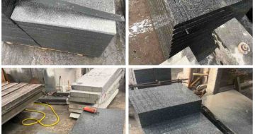 海东 芝麻黑地铺石材