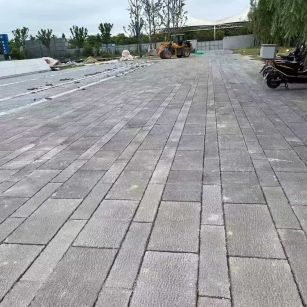 海东仿古石铺装效果
