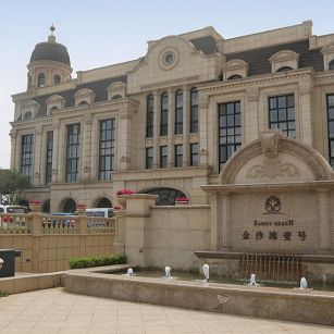 海东花岗岩黄金麻建筑外墙干挂案例
