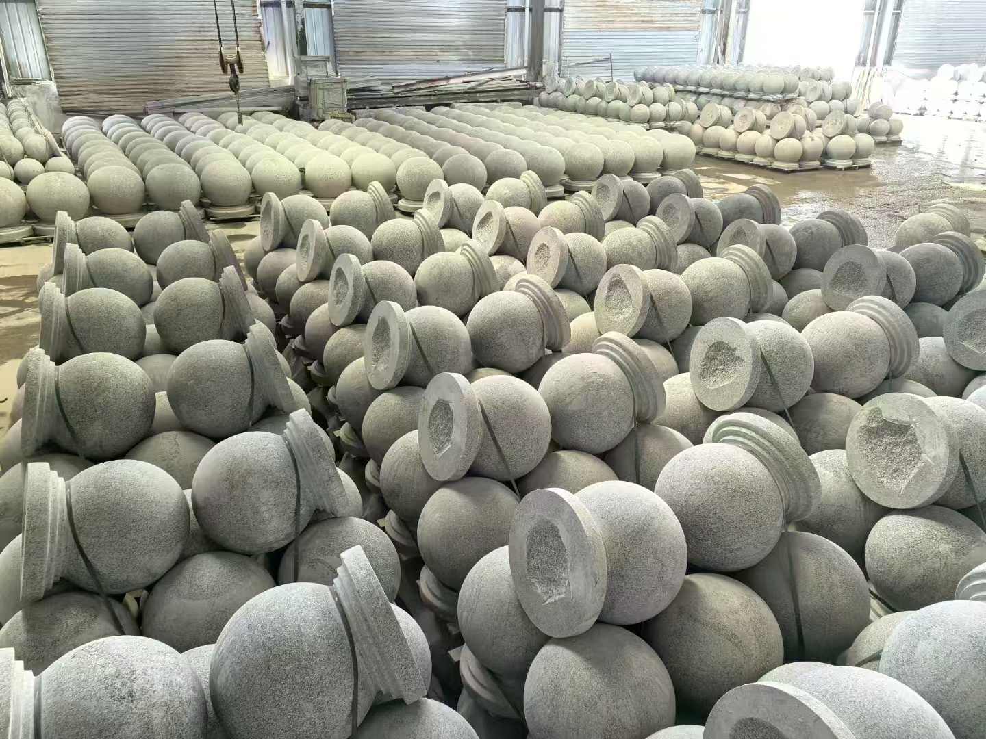海东石材挡车球