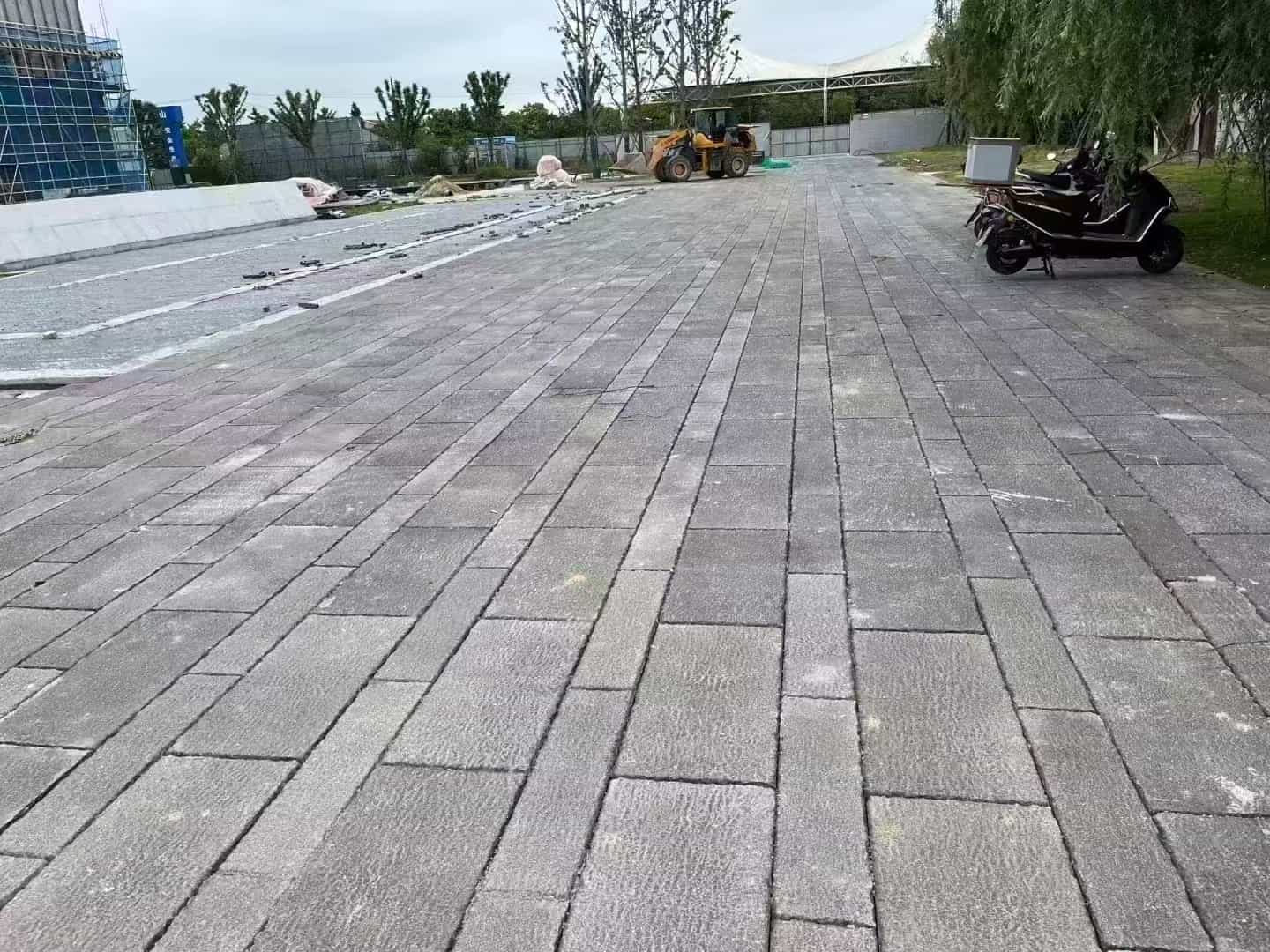 海东仿古石铺装效果
