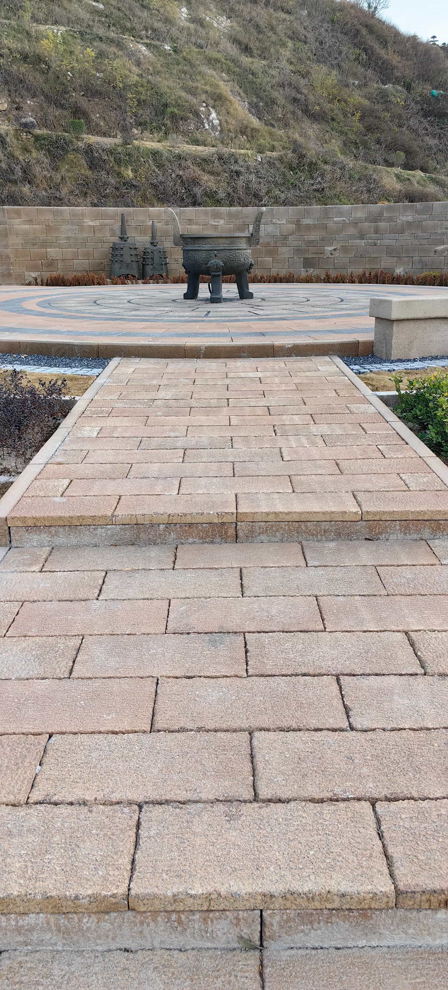 海东仿古石铺装效果