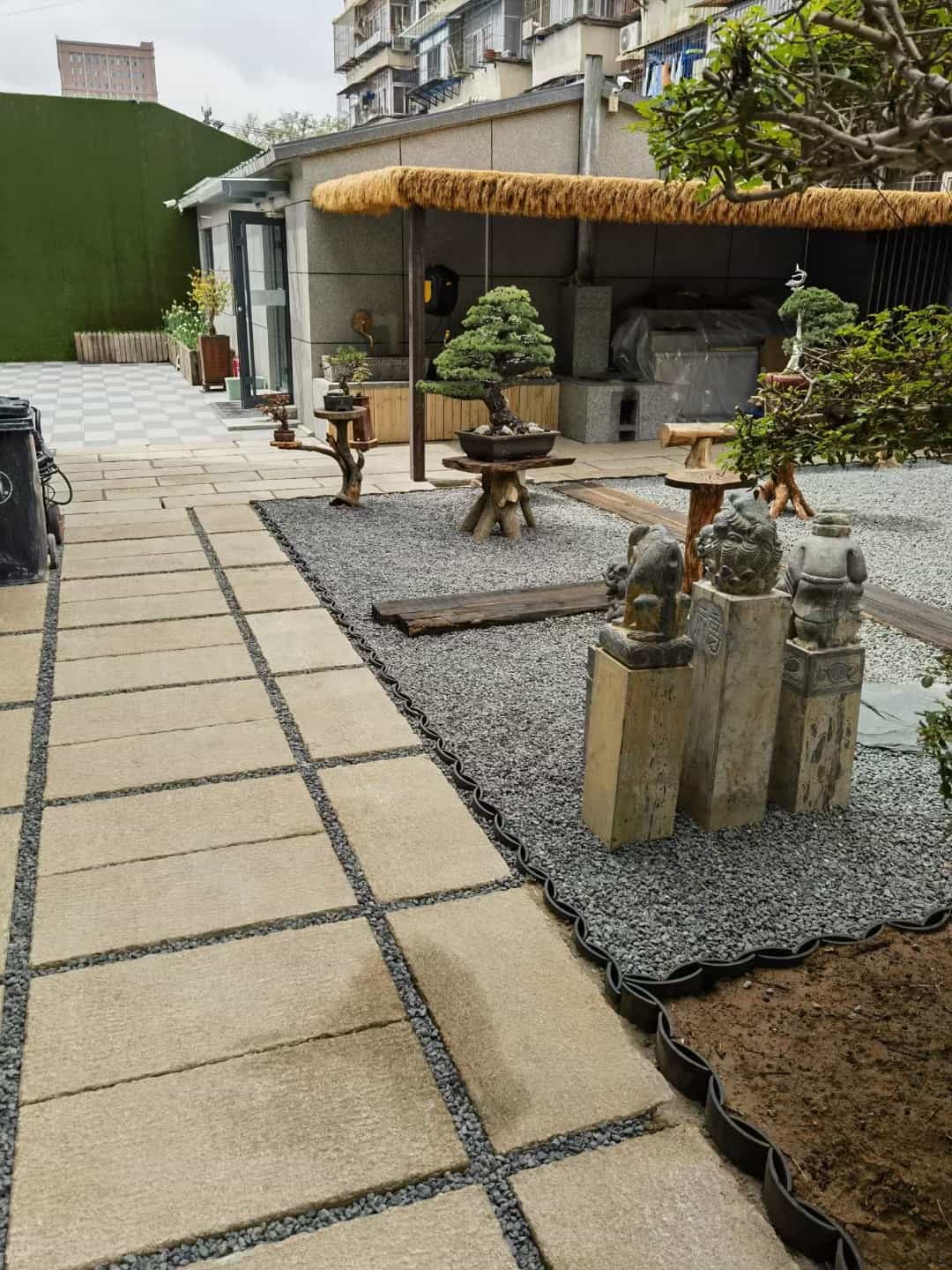 海东仿古石铺装效果