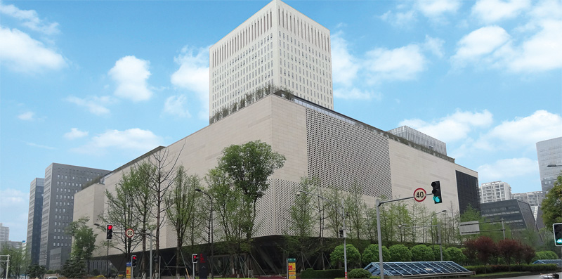 海东花岗岩在外墙干挂案例