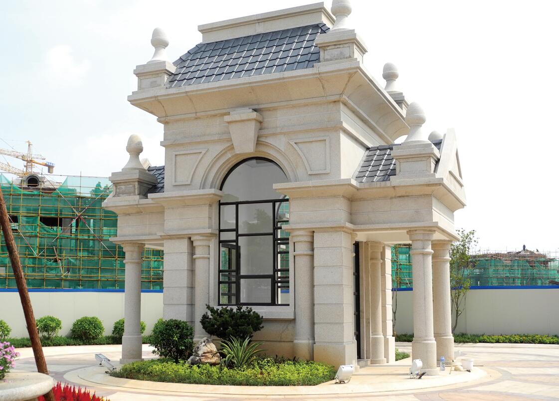 海东花岗岩在建筑外墙的应用