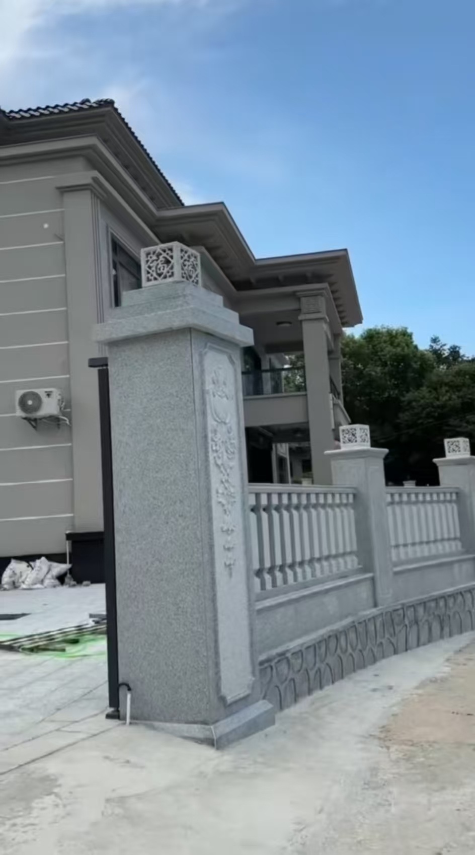 海东 芝麻白别墅围墙栏杆，私人订制