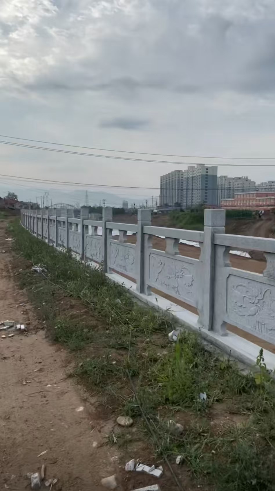 海东 石材河道栏杆