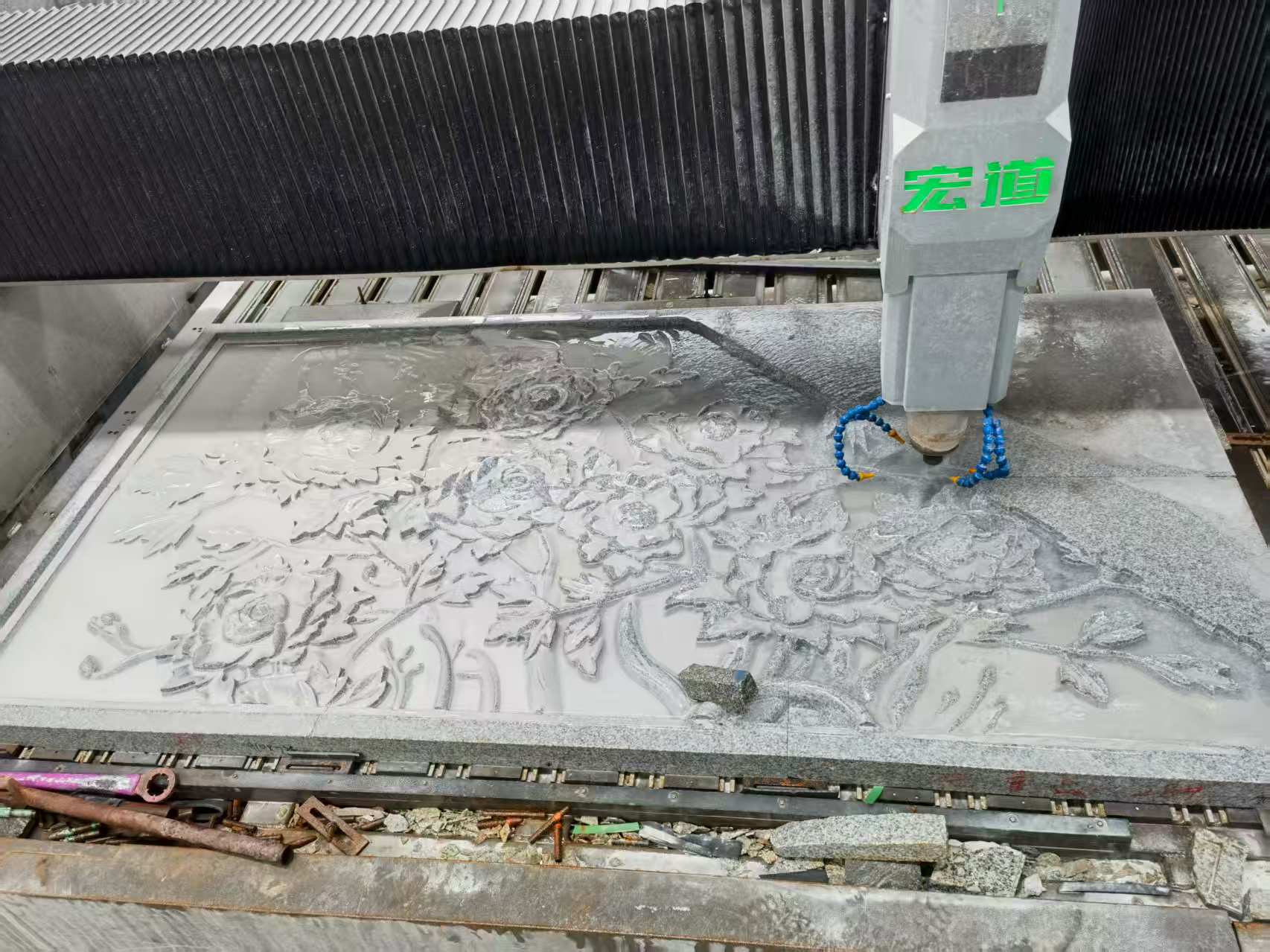 海东 别墅墙面石材雕刻
