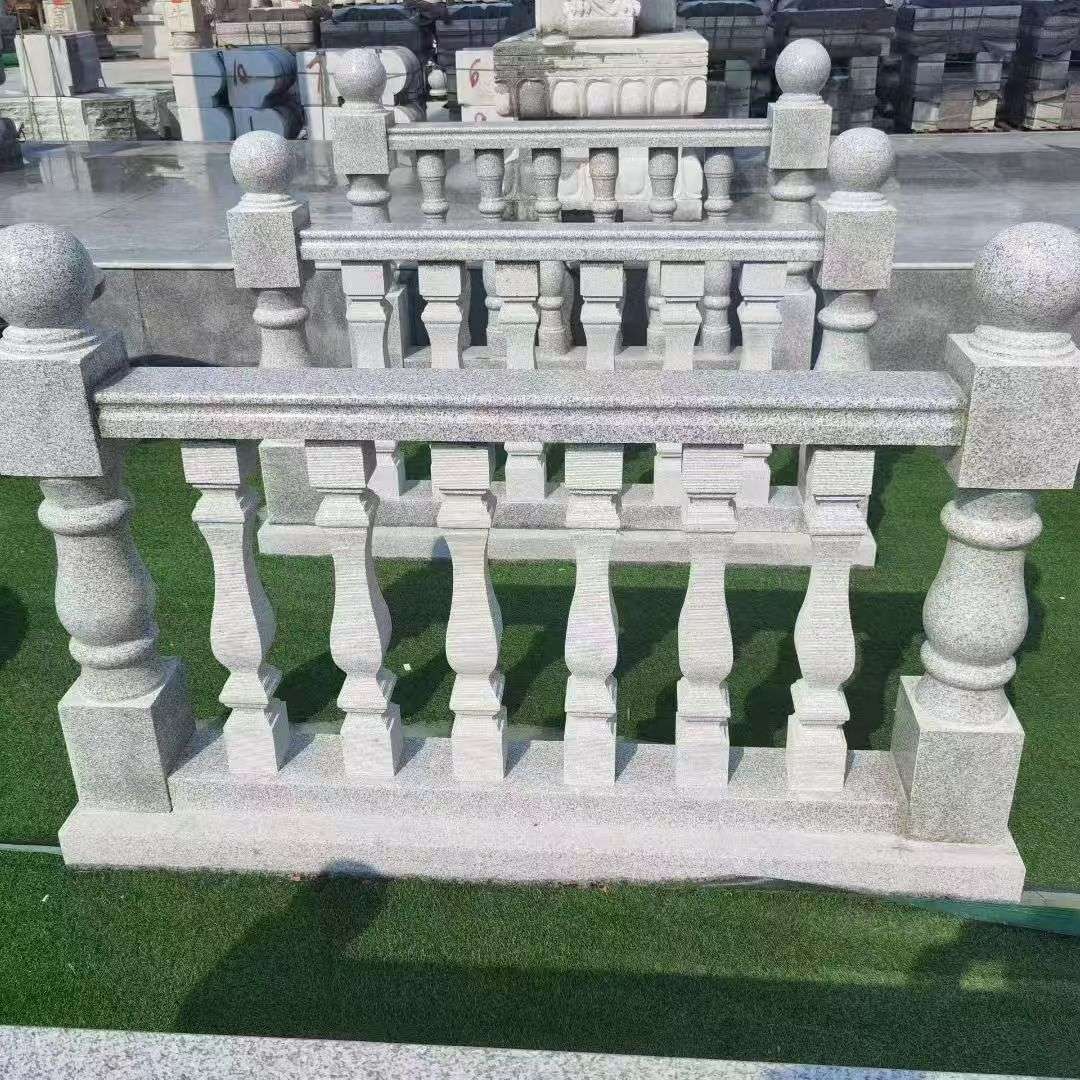海东 别墅石材栏杆特写